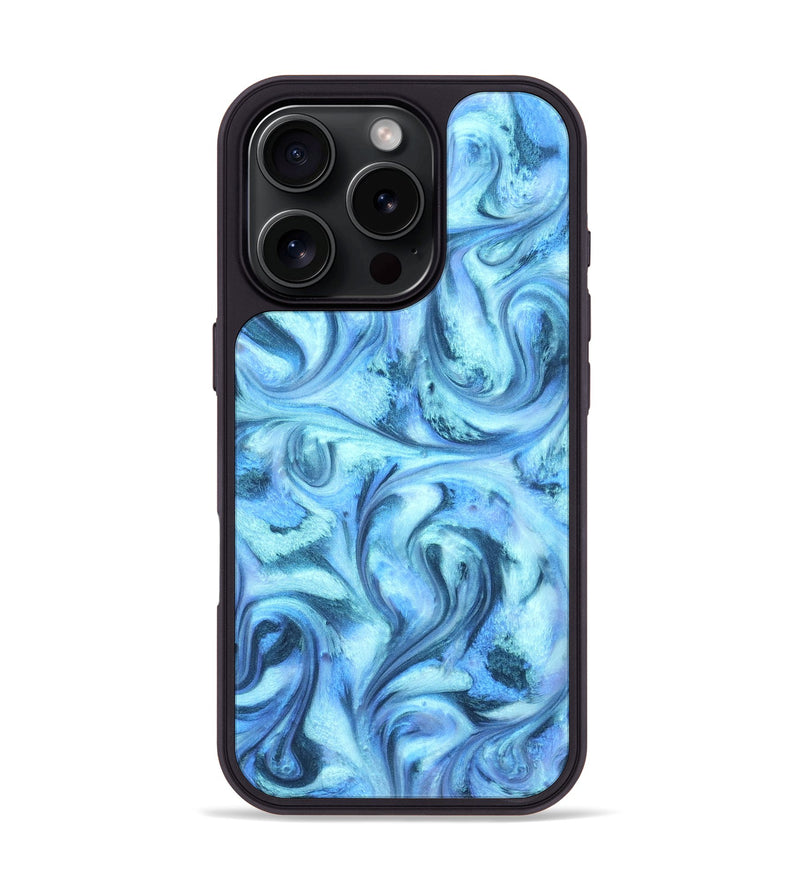iPhone 16 Pro ResinArt Phone Case - Kya (Blue, 821208)