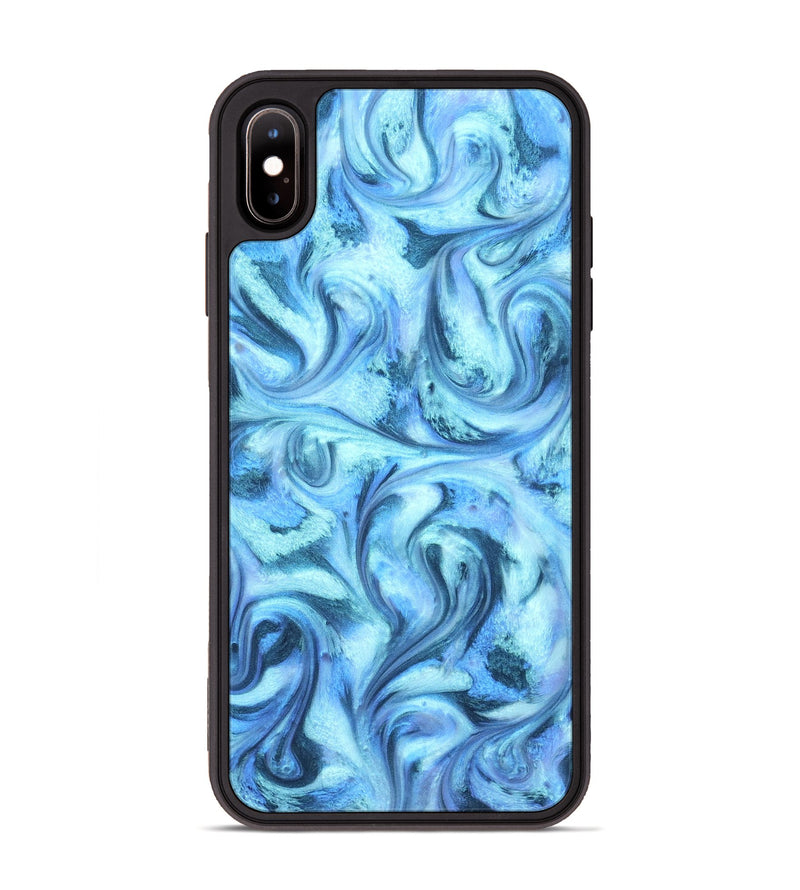 iPhone Xs Max ResinArt Phone Case - Kya (Blue, 821208)