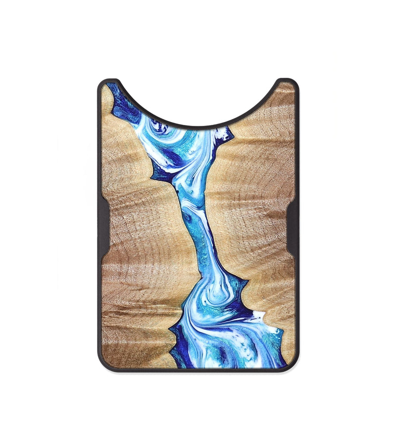 Alloy Wood Wallet - Leyla (Blue, 821210)