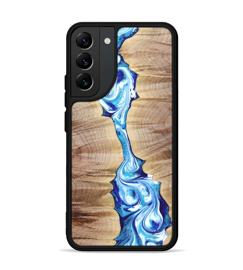 Galaxy S22 Plus Wood Phone Case - Leyla (Blue, 821210)