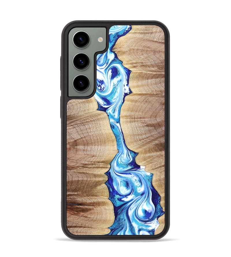 Galaxy S23 Plus Wood Phone Case - Leyla (Blue, 821210)