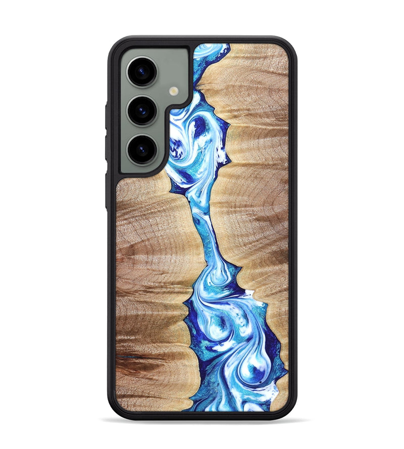 Galaxy S24 Plus Wood Phone Case - Leyla (Blue, 821210)