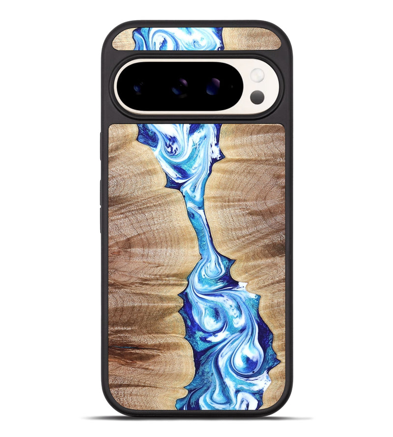 Pixel 9 Pro XL Wood Phone Case - Leyla (Blue, 821210)