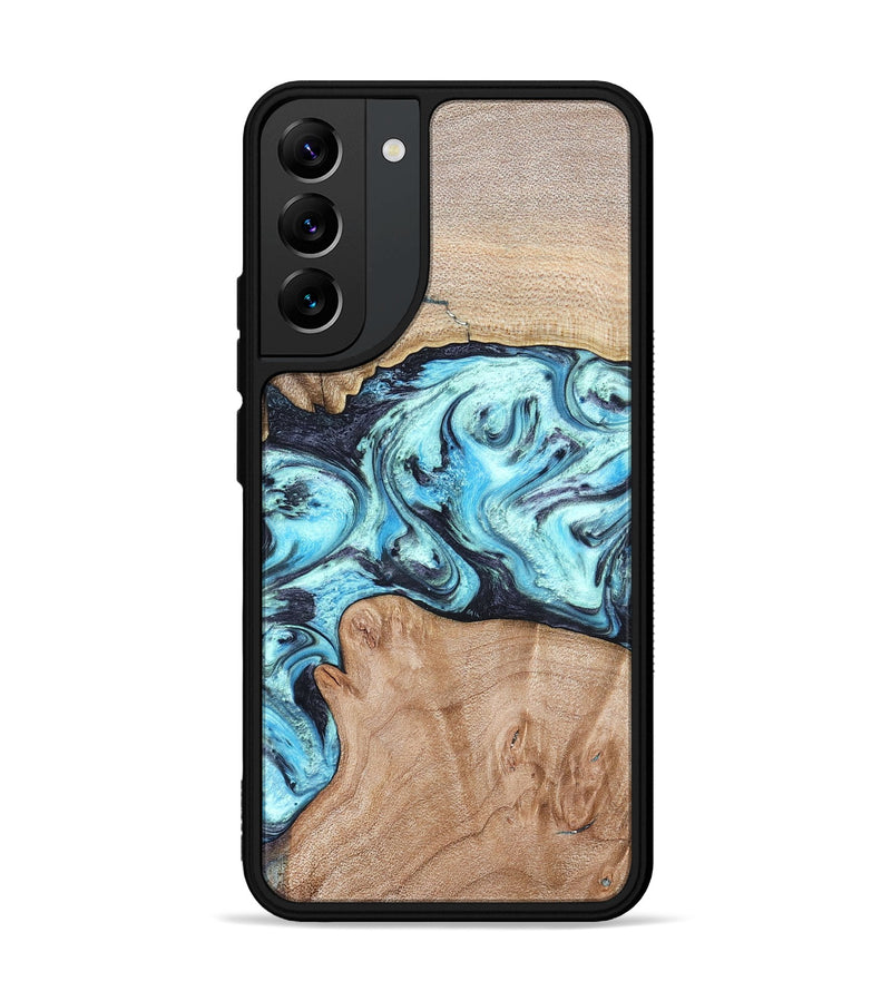 Galaxy S22 Plus Wood Phone Case - Silas (Blue, 821211)