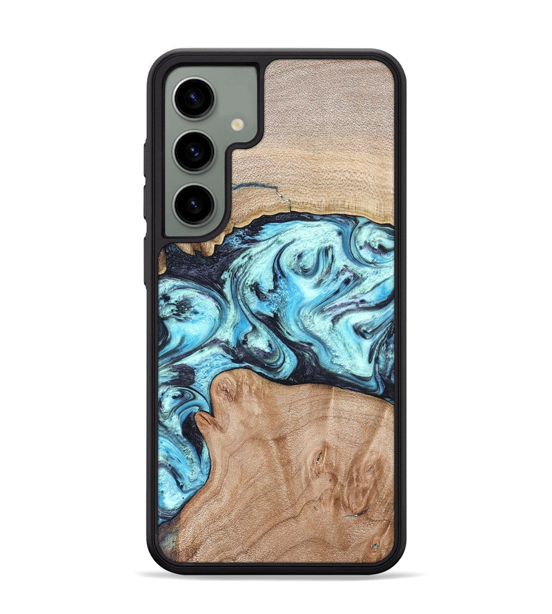 Galaxy S24 Plus Wood Phone Case - Silas (Blue, 821211)