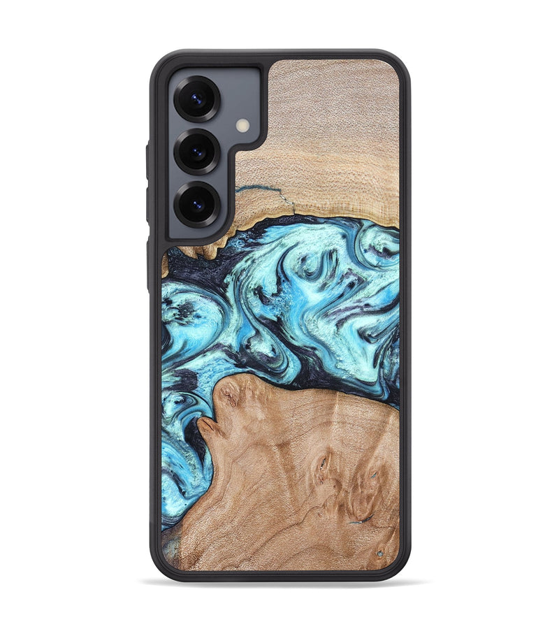 Galaxy S25 Plus Wood Phone Case - Silas (Blue, 821211)