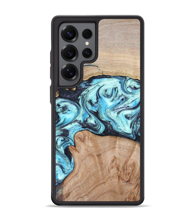 Galaxy S25 Ultra Wood Phone Case - Silas (Blue, 821211)