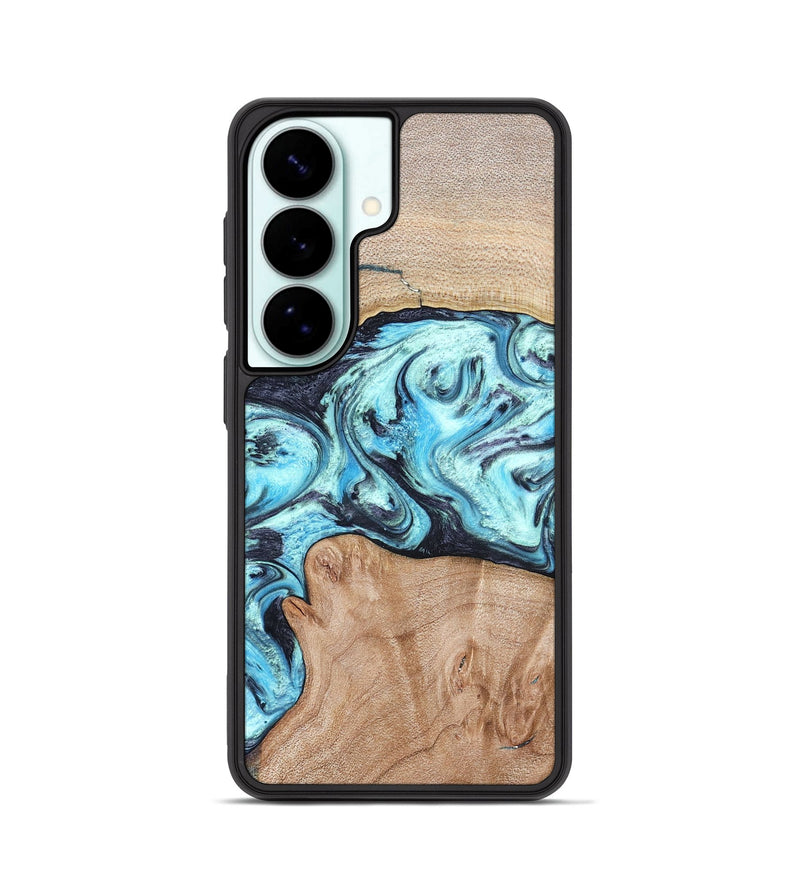 Galaxy S26 Wood Phone Case - Silas (Blue, 821211)