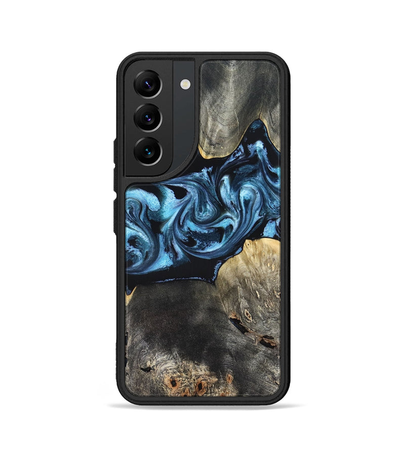 Galaxy S22 Wood Phone Case - Kacey (Blue, 821212)
