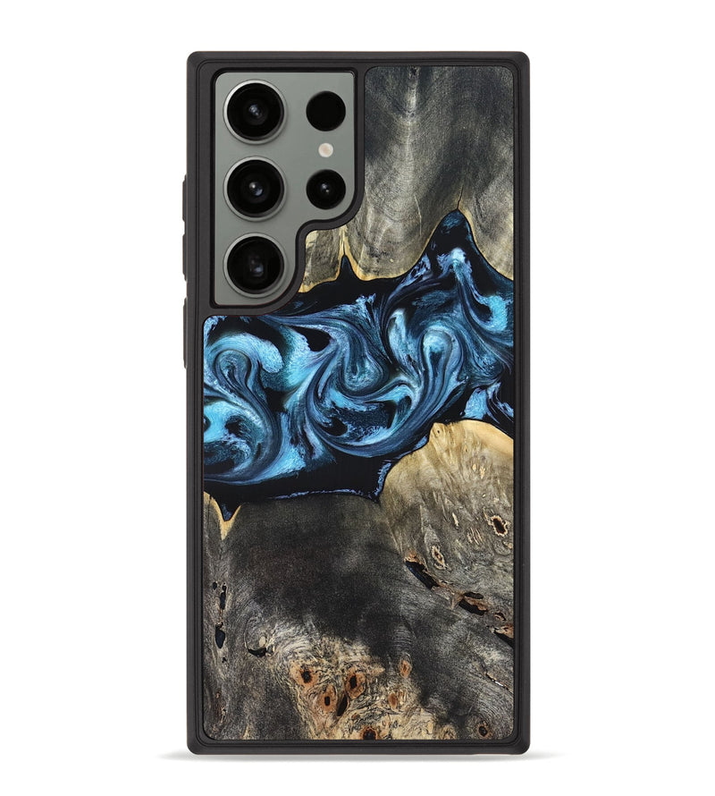 Galaxy S23 Ultra Wood Phone Case - Kacey (Blue, 821212)