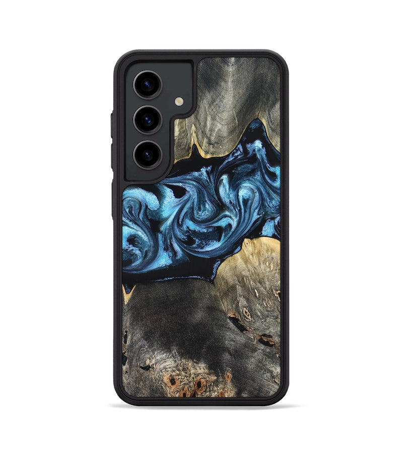 Galaxy S24 Wood Phone Case - Kacey (Blue, 821212)