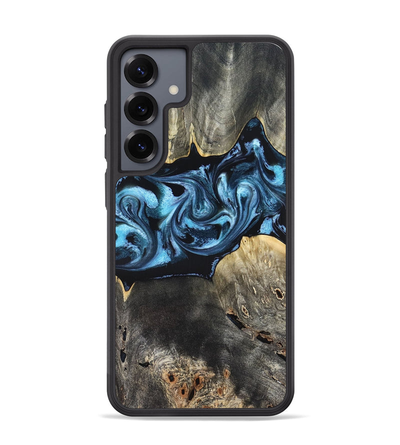 Galaxy S25 Plus Wood Phone Case - Kacey (Blue, 821212)