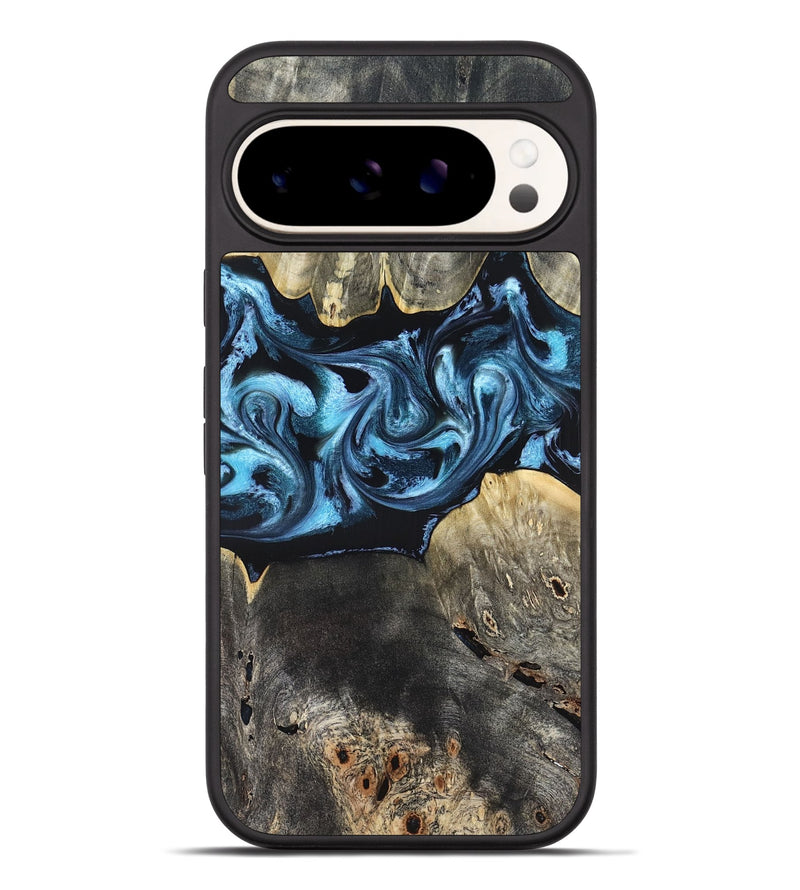 Pixel 9 Pro XL Wood Phone Case - Kacey (Blue, 821212)
