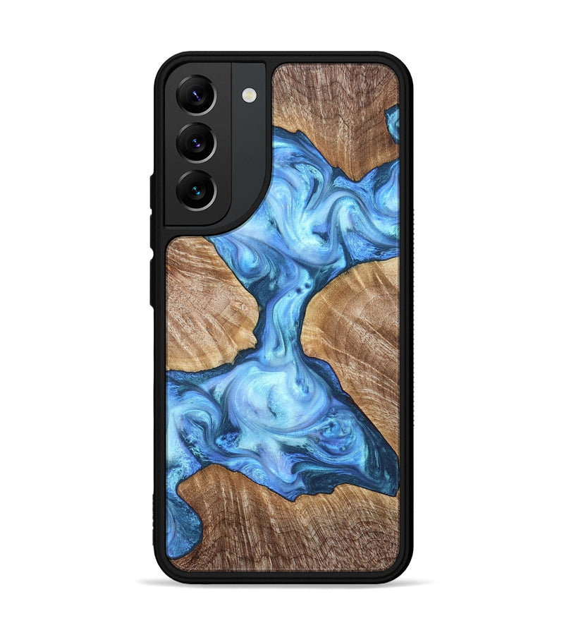 Galaxy S22 Plus Wood Phone Case - Weston (Blue, 821215)