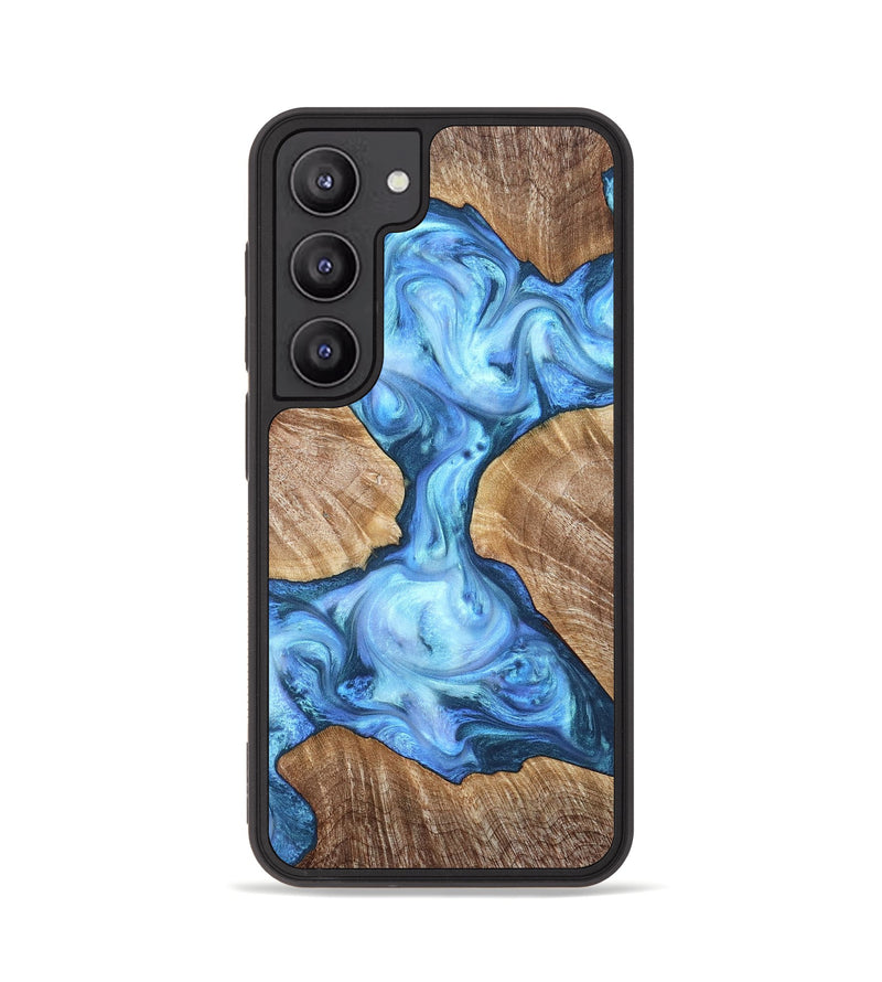 Galaxy S23 Wood Phone Case - Weston (Blue, 821215)