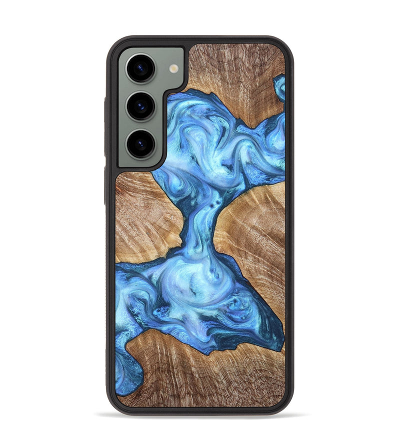 Galaxy S23 Plus Wood Phone Case - Weston (Blue, 821215)