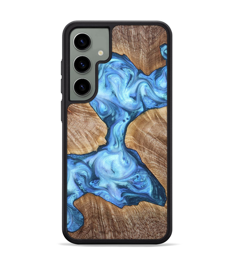 Galaxy S24 Plus Wood Phone Case - Weston (Blue, 821215)