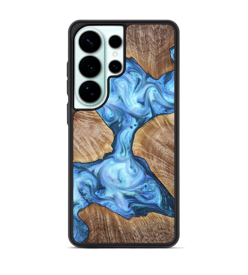 Galaxy S26 Ultra Wood Phone Case - Weston (Blue, 821215)