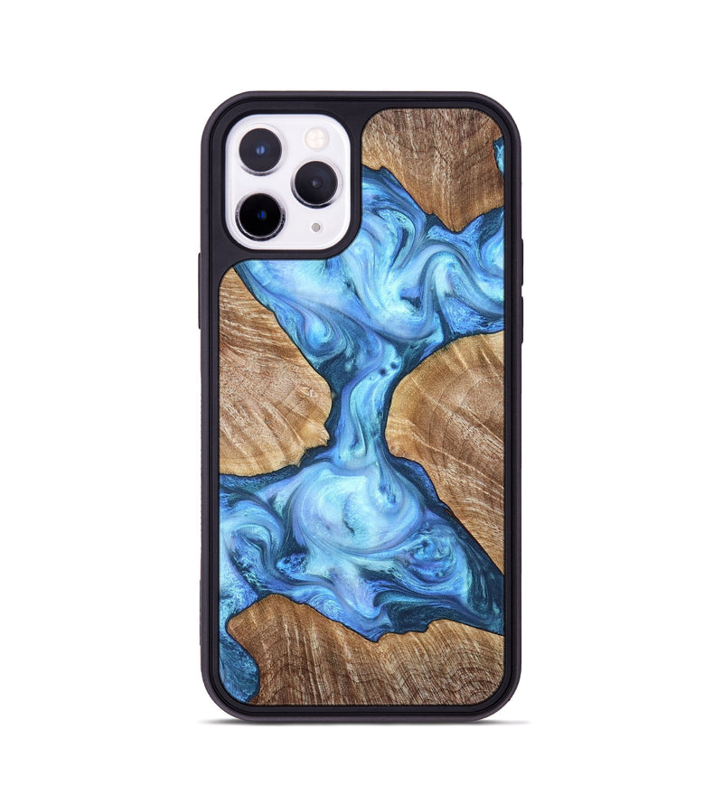 iPhone 11 Pro Wood Phone Case - Weston (Blue, 821215)