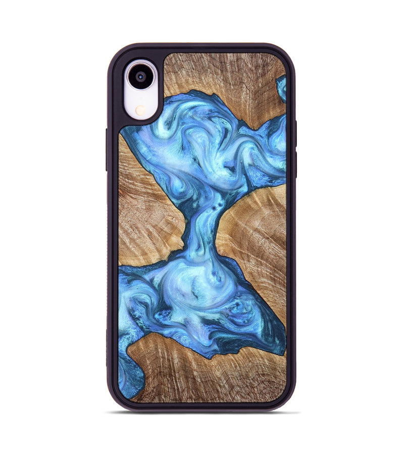 iPhone Xr Wood Phone Case - Weston (Blue, 821215)