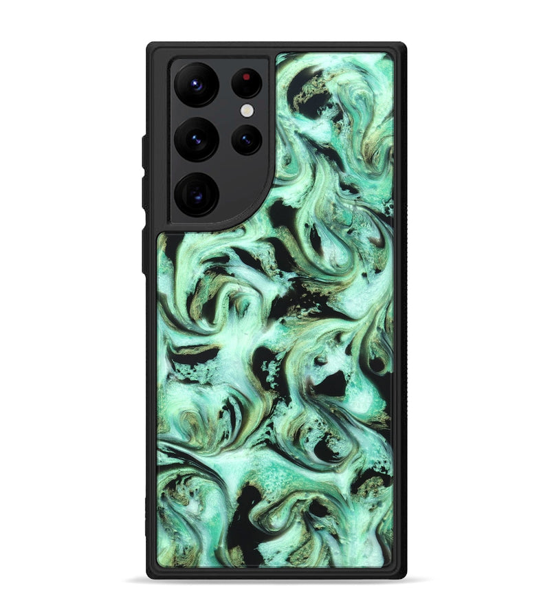 Galaxy S22 Ultra ResinArt Phone Case - Levar (Green, 821217)
