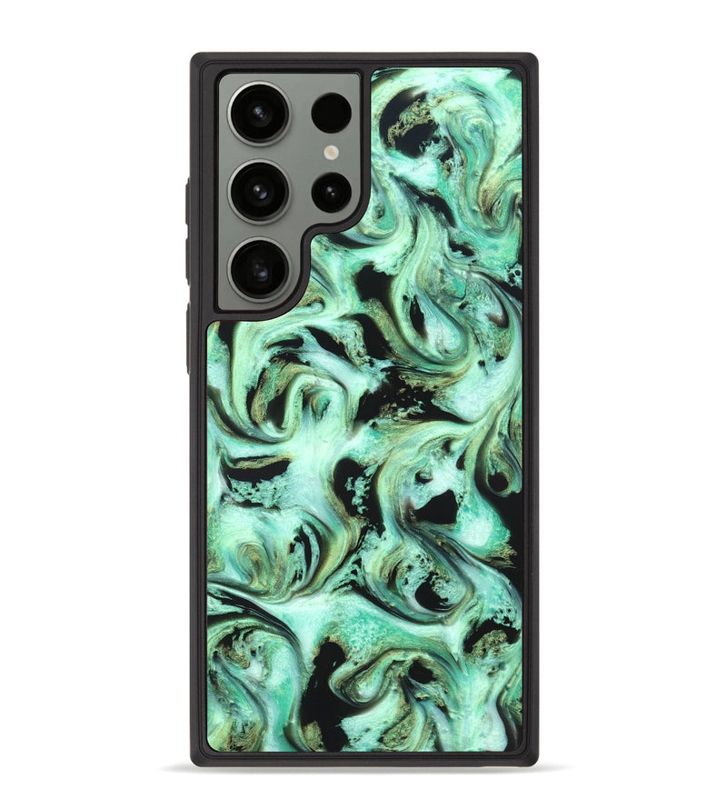 Galaxy S23 Ultra ResinArt Phone Case - Levar (Green, 821217)