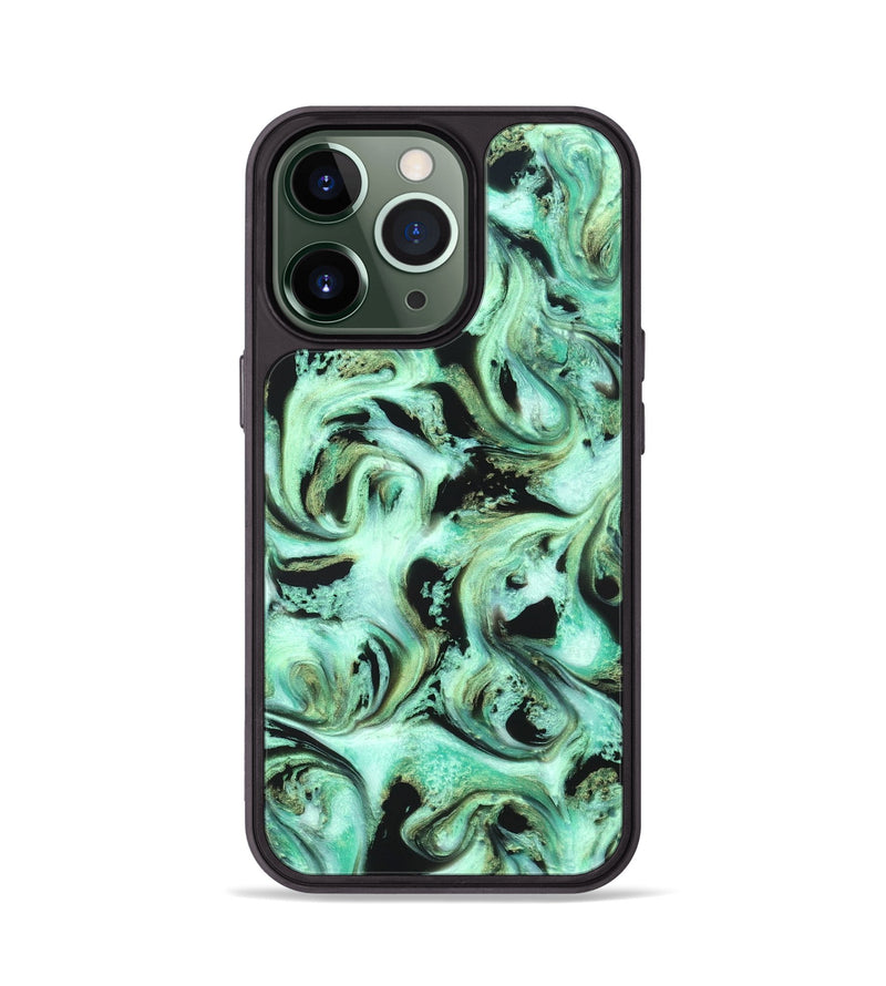 iPhone 13 Pro ResinArt Phone Case - Levar (Green, 821217)
