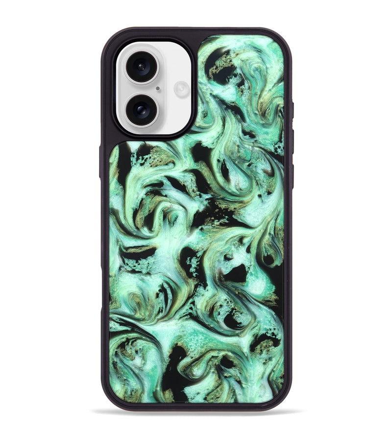 iPhone 16 Plus ResinArt Phone Case - Levar (Green, 821217)