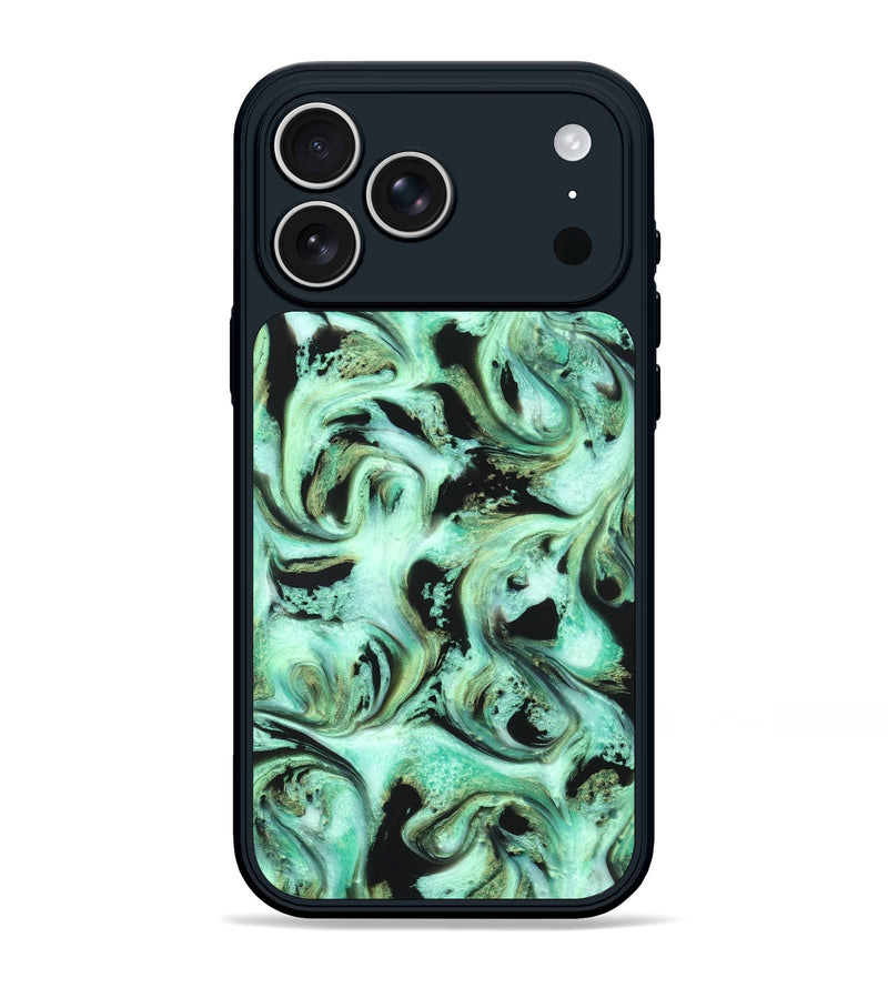 iPhone 17 Pro Max ResinArt Phone Case - Levar (Green, 821217)