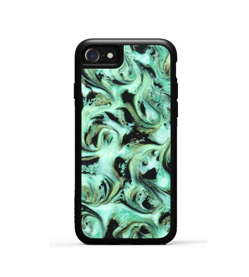 iPhone SE ResinArt Phone Case - Levar (Green, 821217)