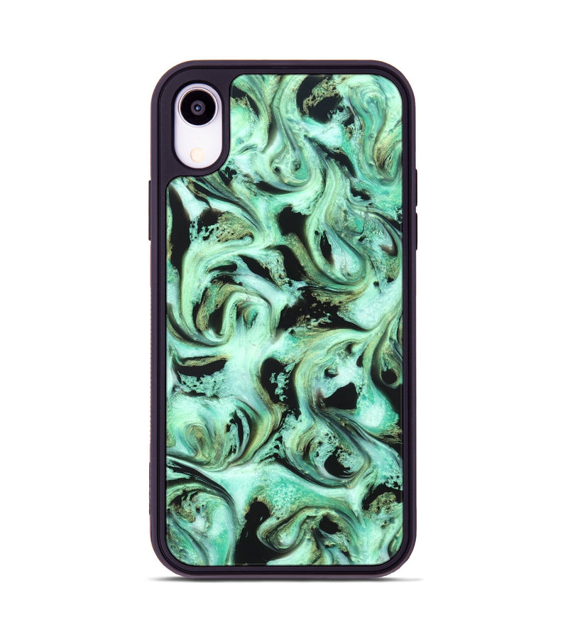 iPhone Xr ResinArt Phone Case - Levar (Green, 821217)