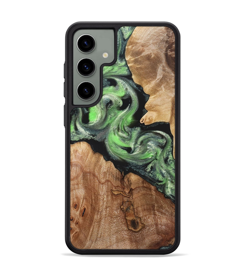 Galaxy S24 Plus Wood Phone Case - Evelin (Green, 821218)