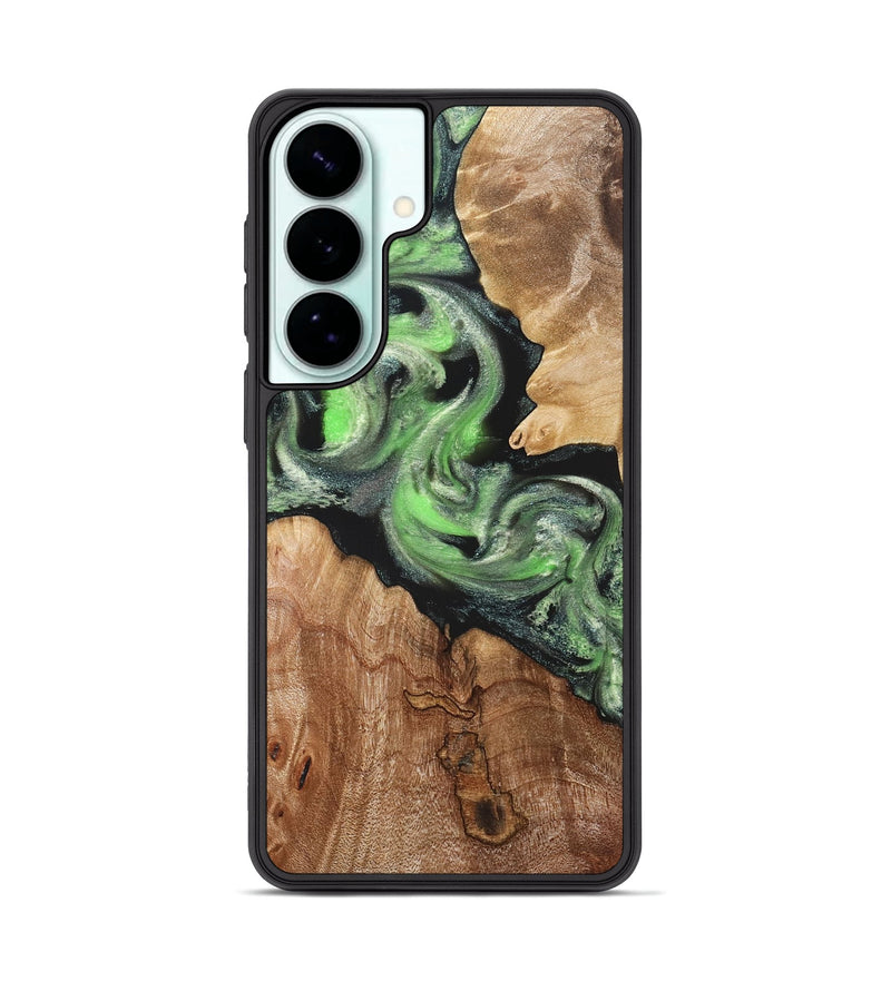 Galaxy S26 Plus Wood Phone Case - Evelin (Green, 821218)