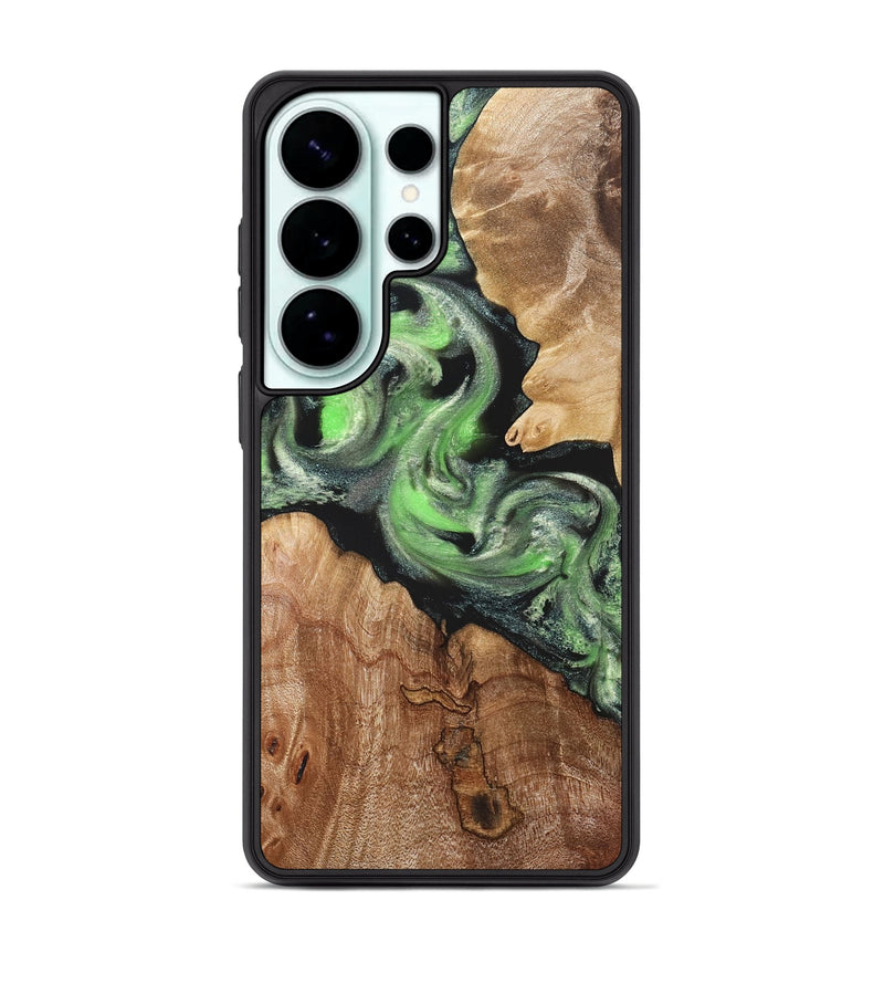 Galaxy S26 Ultra Wood Phone Case - Evelin (Green, 821218)