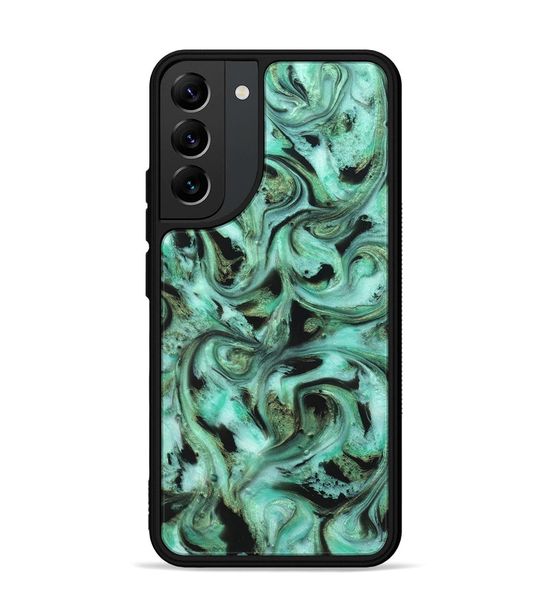 Galaxy S22 Plus ResinArt Phone Case - Barbra (Green, 821221)