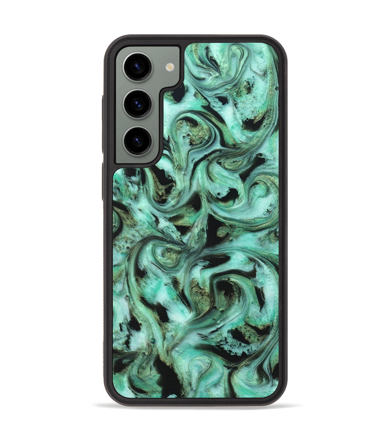 Galaxy S23 Plus ResinArt Phone Case - Barbra (Green, 821221)