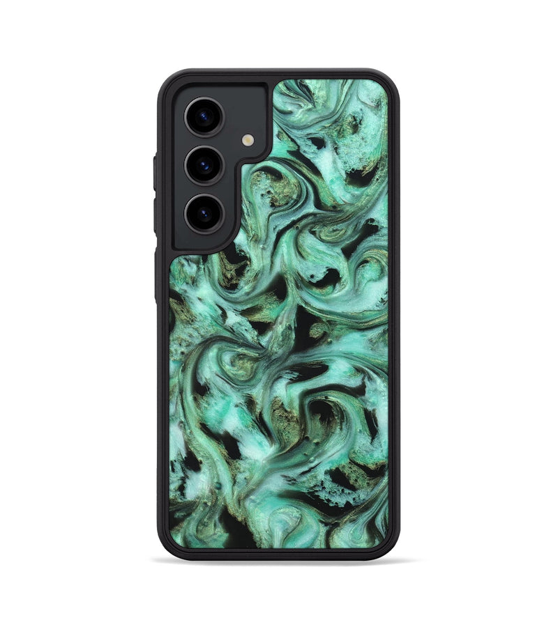 Galaxy S24 ResinArt Phone Case - Barbra (Green, 821221)