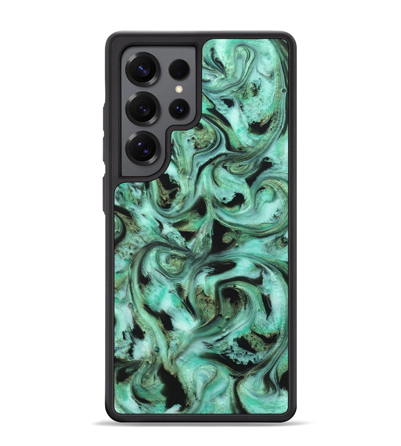Galaxy S25 Ultra ResinArt Phone Case - Barbra (Green, 821221)