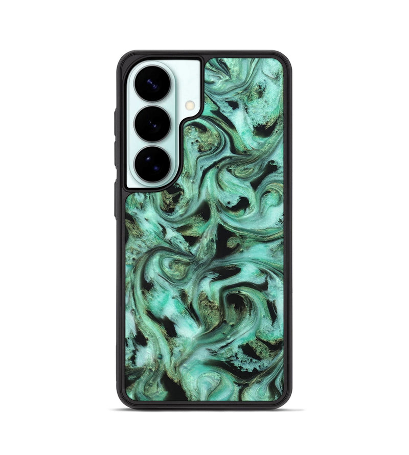 Galaxy S26 ResinArt Phone Case - Barbra (Green, 821221)