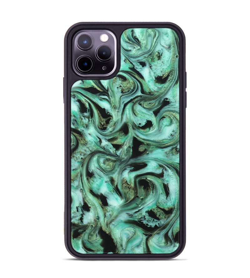 iPhone 11 Pro Max ResinArt Phone Case - Barbra (Green, 821221)