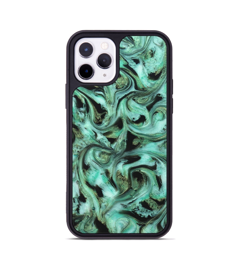 iPhone 11 Pro ResinArt Phone Case - Barbra (Green, 821221)