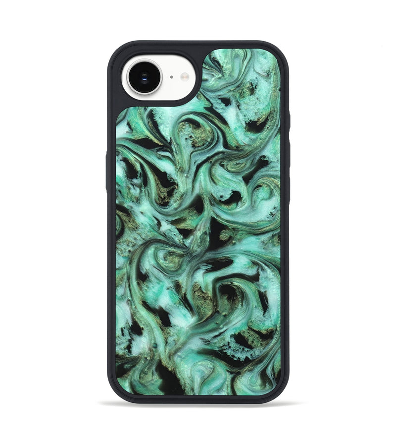 iPhone 16e ResinArt Phone Case - Barbra (Green, 821221)