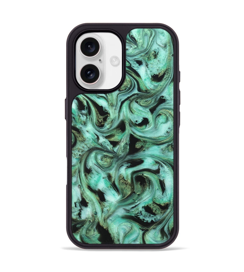 iPhone 17 ResinArt Phone Case - Barbra (Green, 821221)