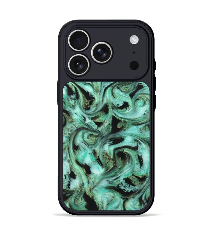iPhone 17 Pro ResinArt Phone Case - Barbra (Green, 821221)