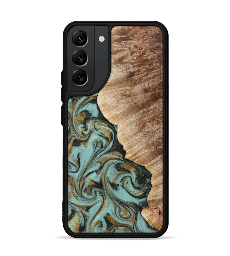 Galaxy S22 Plus Wood Phone Case - Daren (Green, 821223)