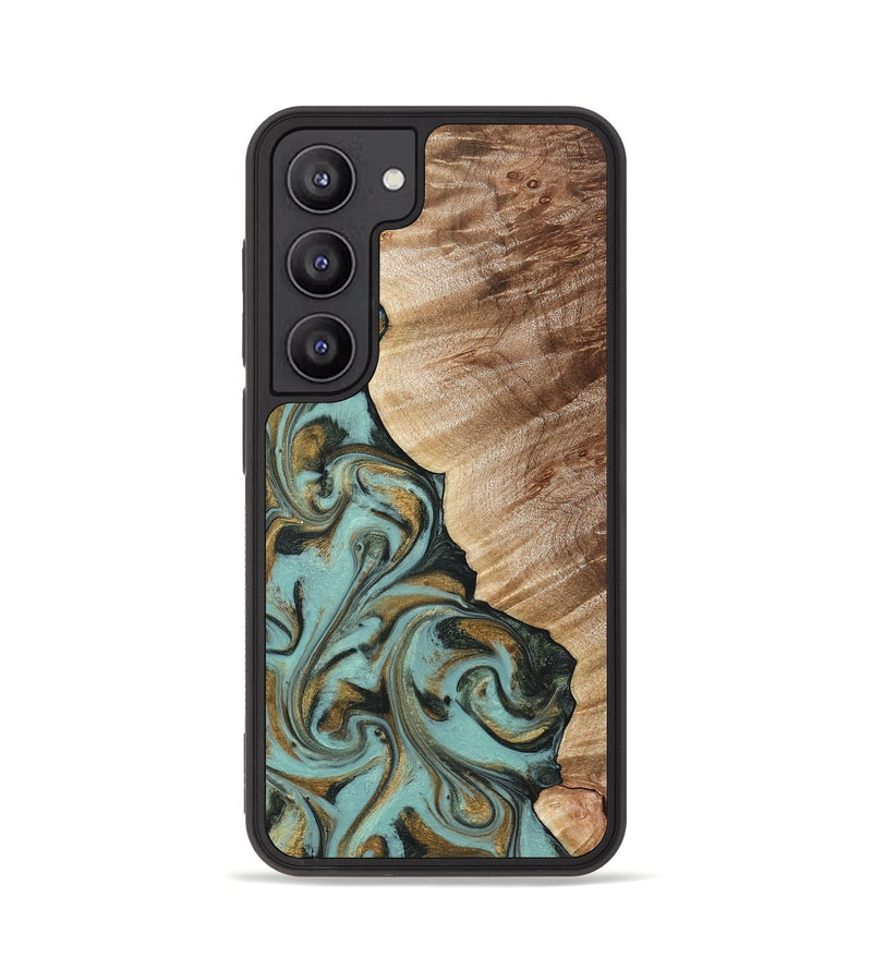 Galaxy S23 Wood Phone Case - Daren (Green, 821223)