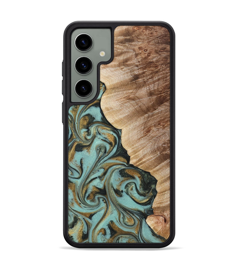 Galaxy S24 Plus Wood Phone Case - Daren (Green, 821223)