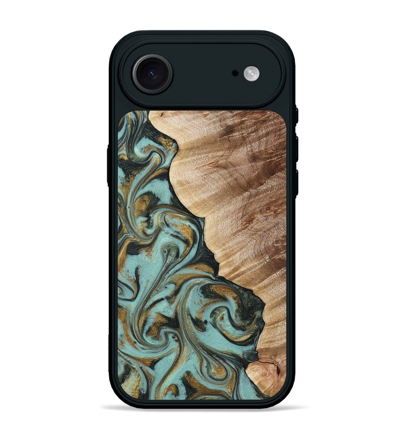 iPhone 17 Air Wood Phone Case - Daren (Green, 821223)