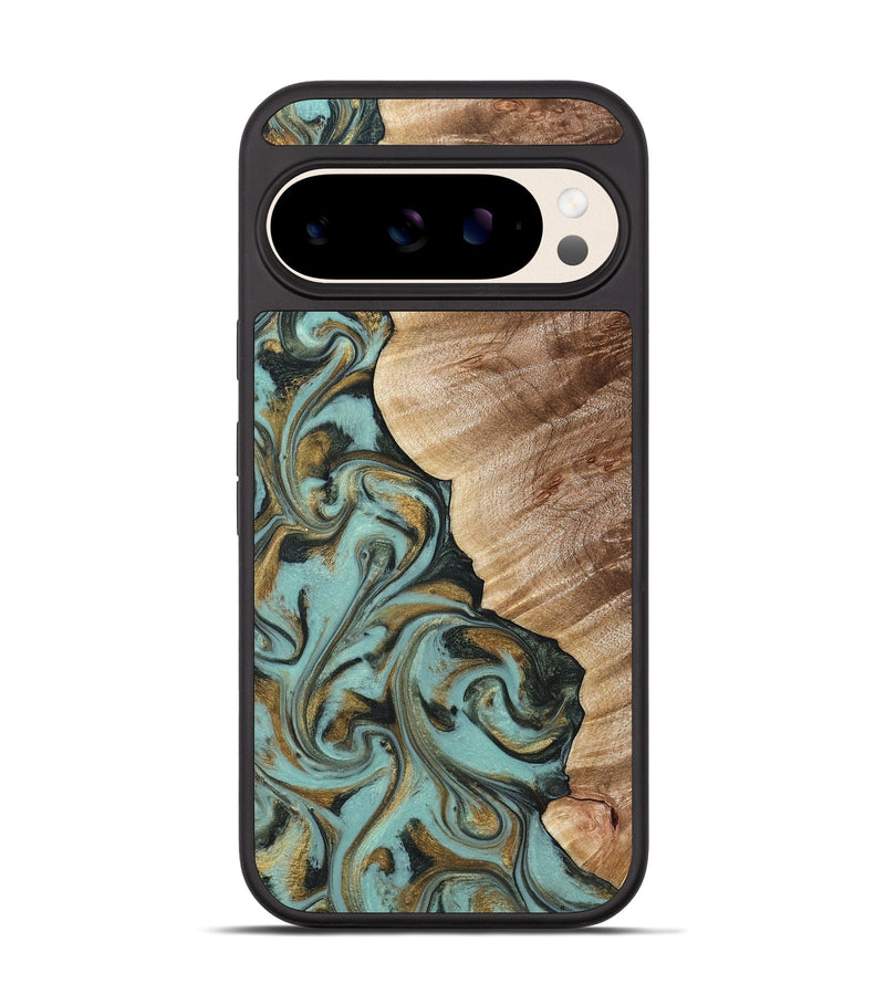 Pixel 10 Wood Phone Case - Daren (Green, 821223)