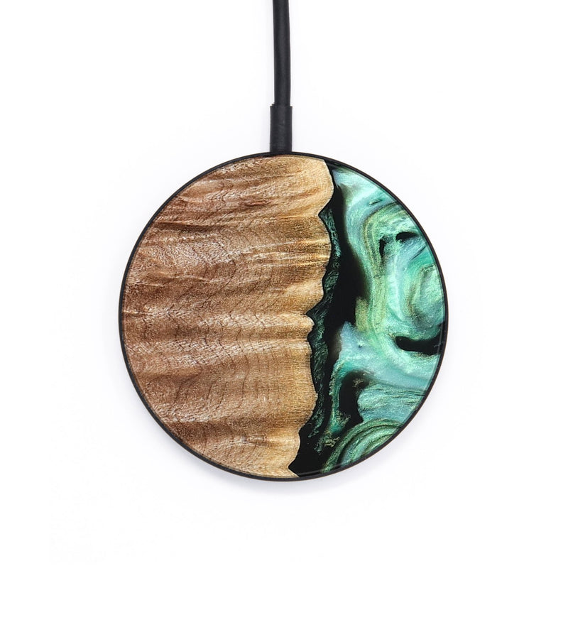 Circle Wood Wireless Charger - Mont (Green, 821226)